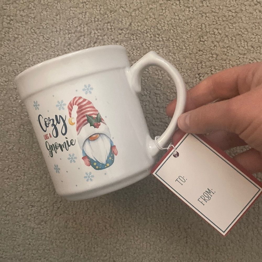 NWT Cozy Like A Gnomie Mug For Christmas